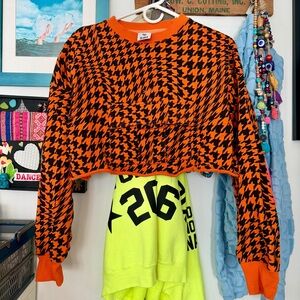 x-girl Japanese streetwear brand cargo pocket sweatshirt top